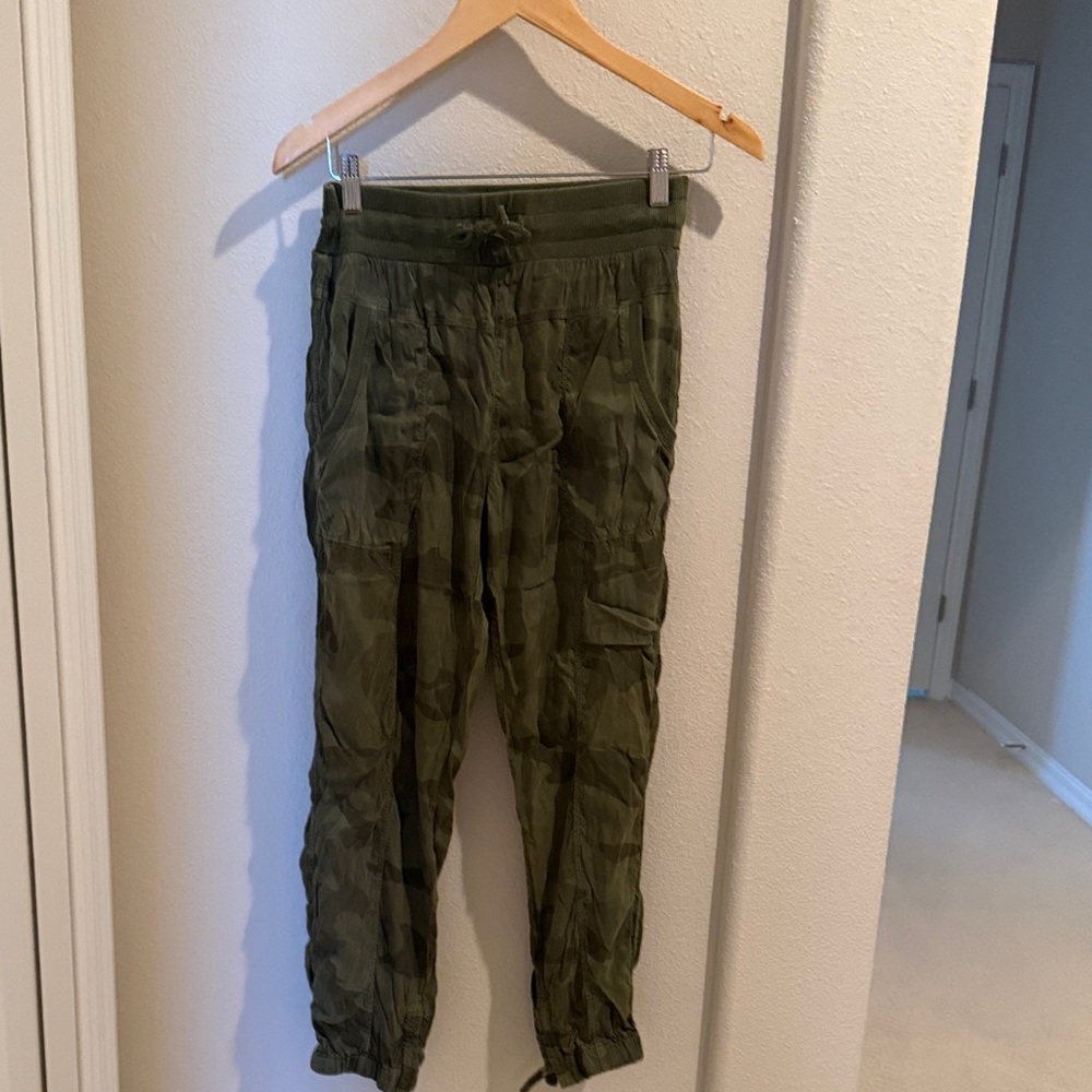 Olive Green Camo Pants